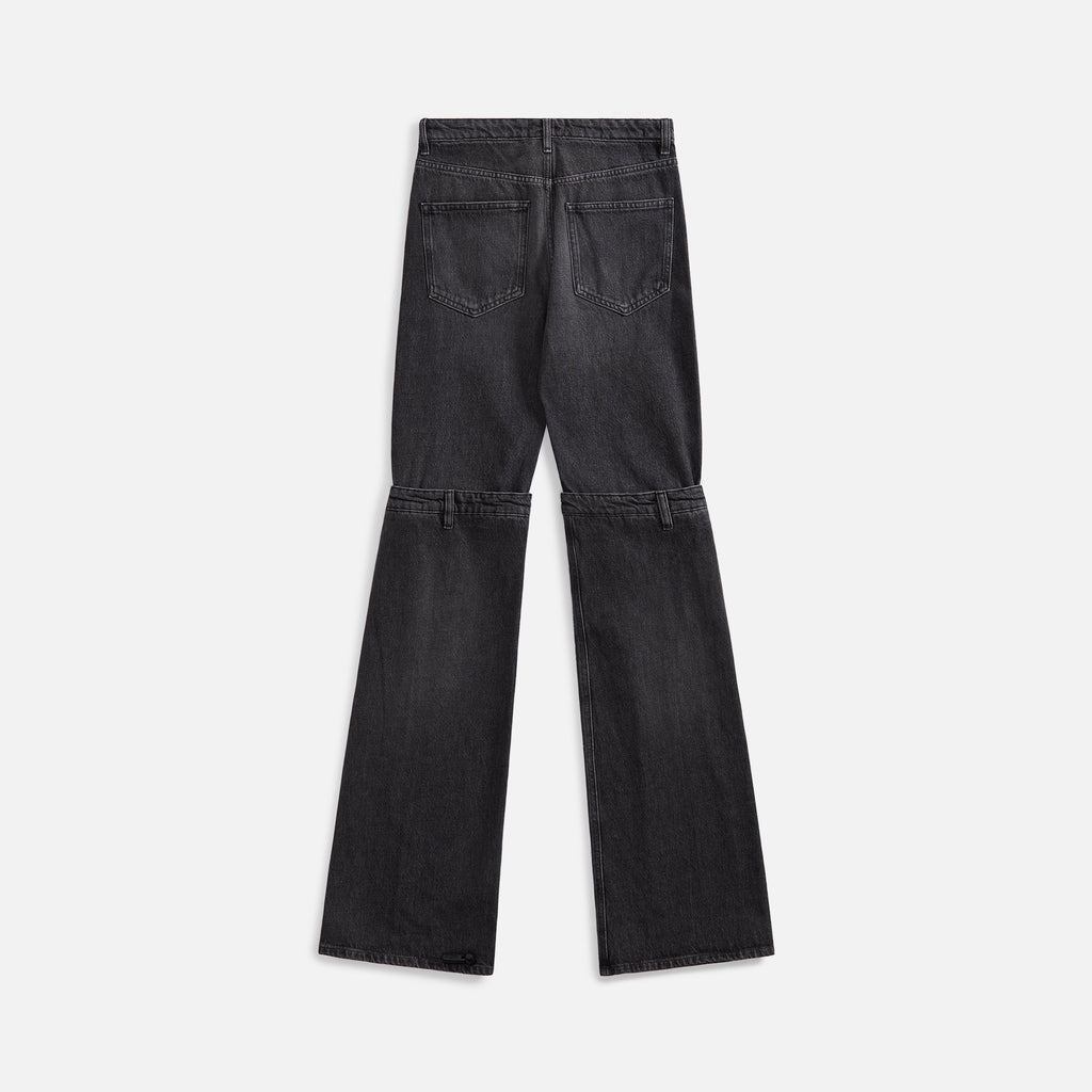 Coperni Open Knee Jeans - Washed Black