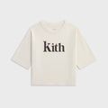 Kith Kids Leopard Serif Leonard Tee - Sandrift - PH
