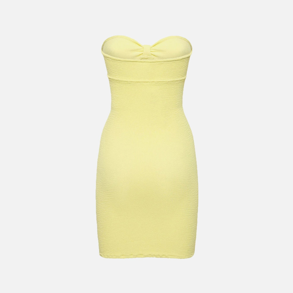 Reina Olga Master Tigress Dress - Pastel Yellow