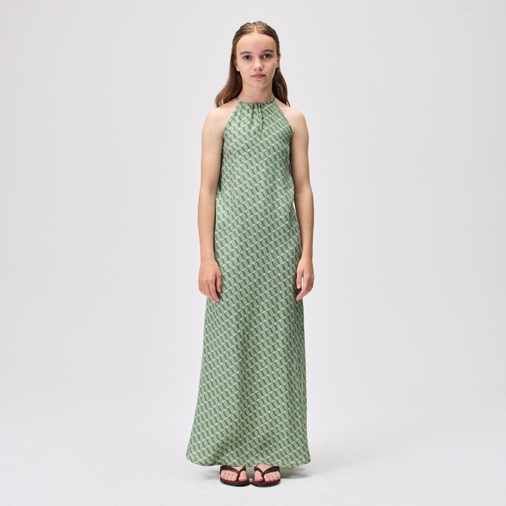 Kith Kids Monogram Maxi Dress - Sage