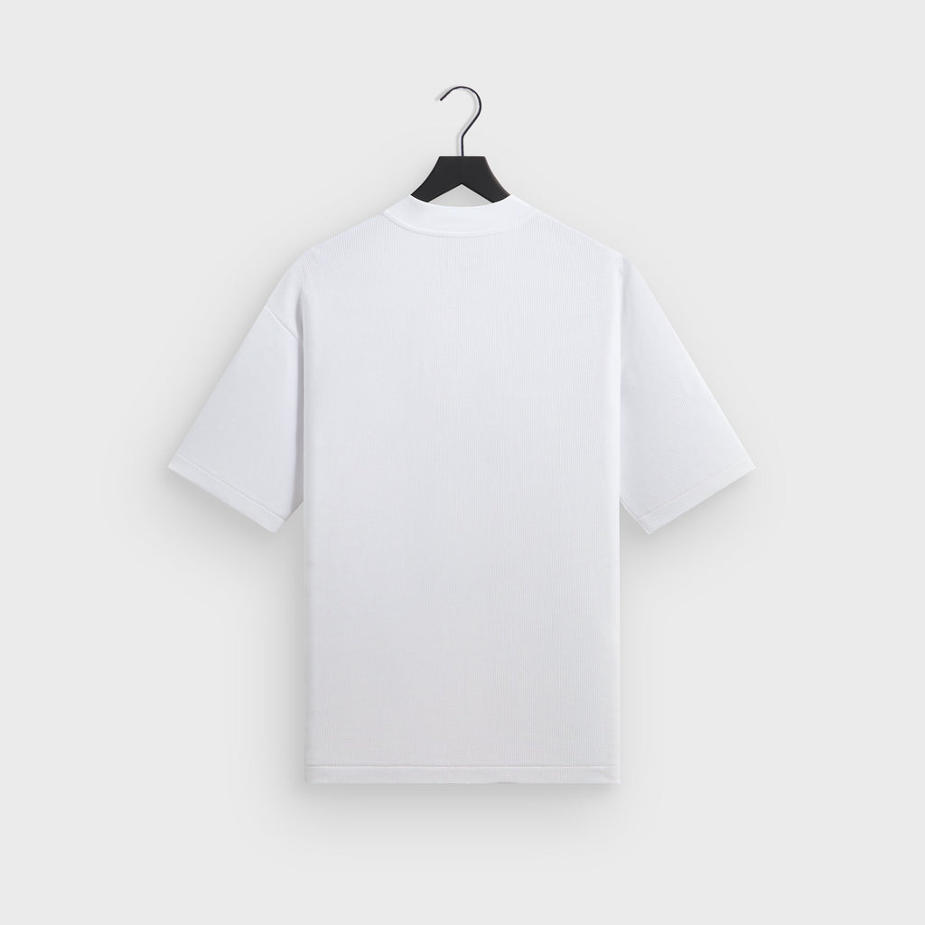 Kith Micro Waffle Tristan Henley - White