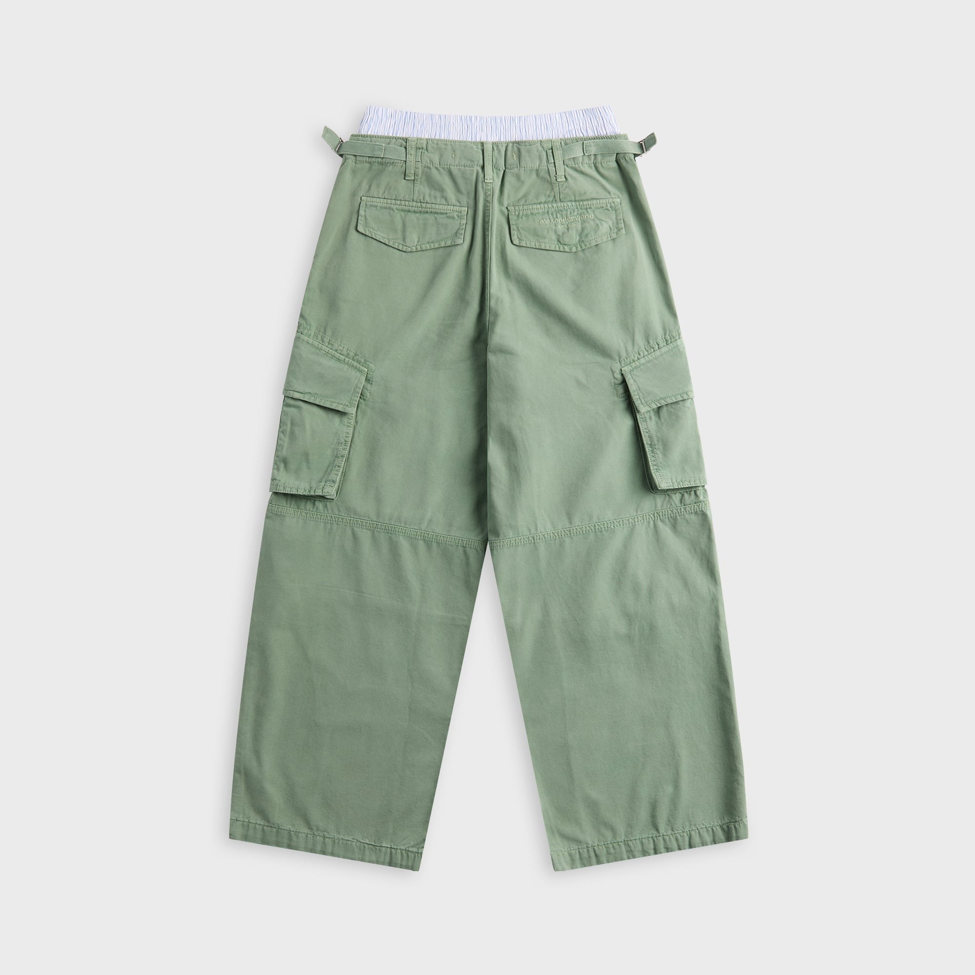 Alexander Wang Pre-Styled Cargo Pant - Washed Green Bay