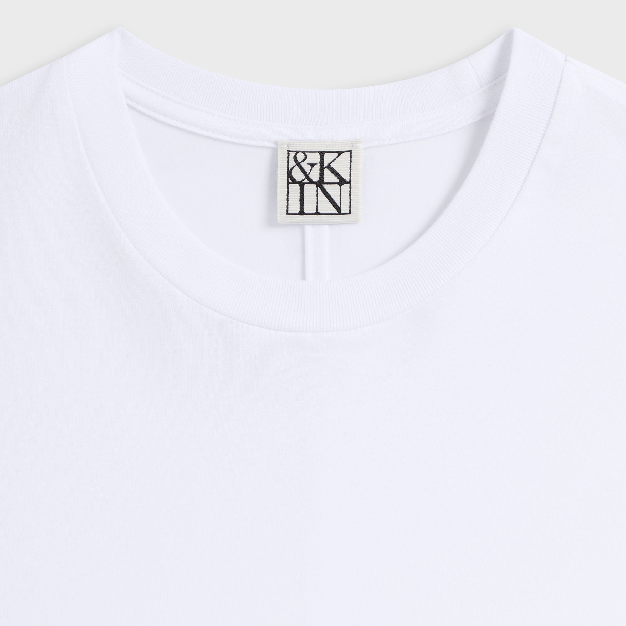 &Kin Long Sleeve Darin Tee - White