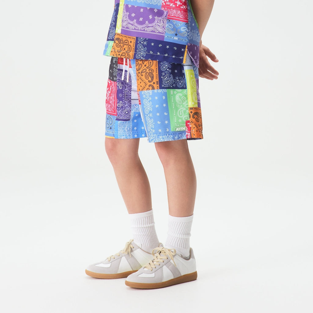 Kith Kids Bandana Splice Kai Swim Trunk - Lucky