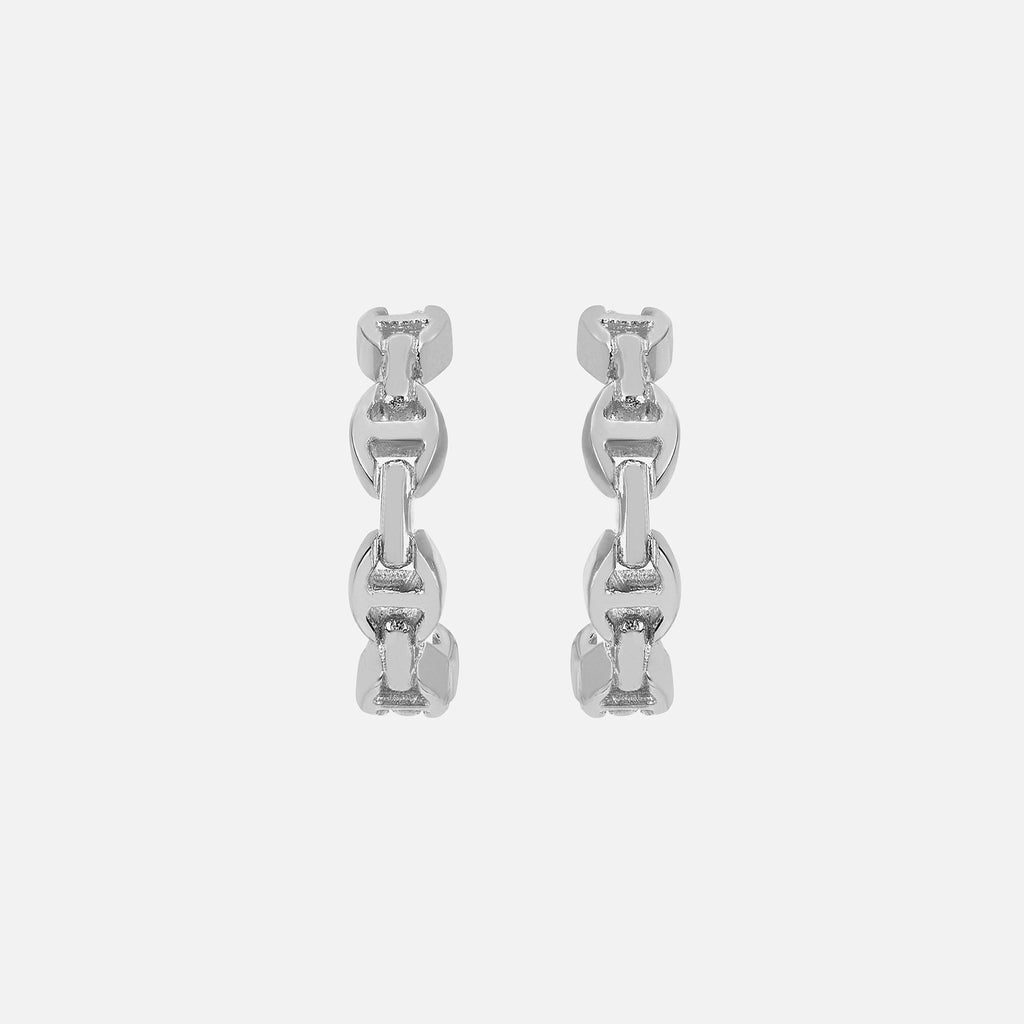 Hoorsenbuhs Crescent Earrings - Sterling Silver