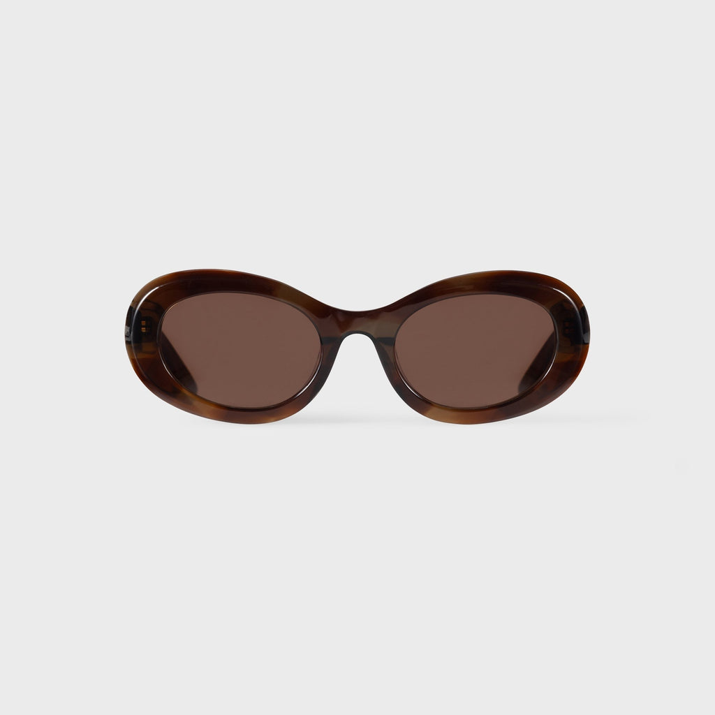 DMY Studios Camille Sunglasses - Mottled Brown