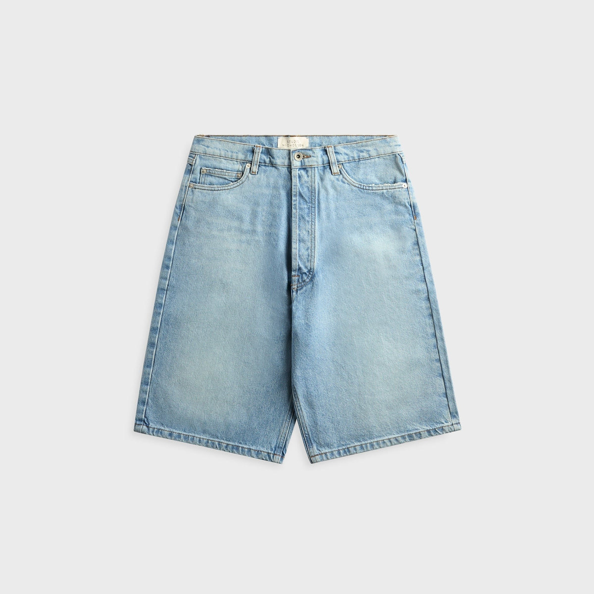 Studio Nicholson Marylebone Denim Short - Bleached Wash