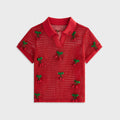 Kith Women Hedi Cherry Sweater Polo - Fury
