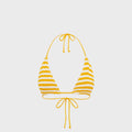 Bond Eye Ingrid Triangle Top - Saffron / White Stripe