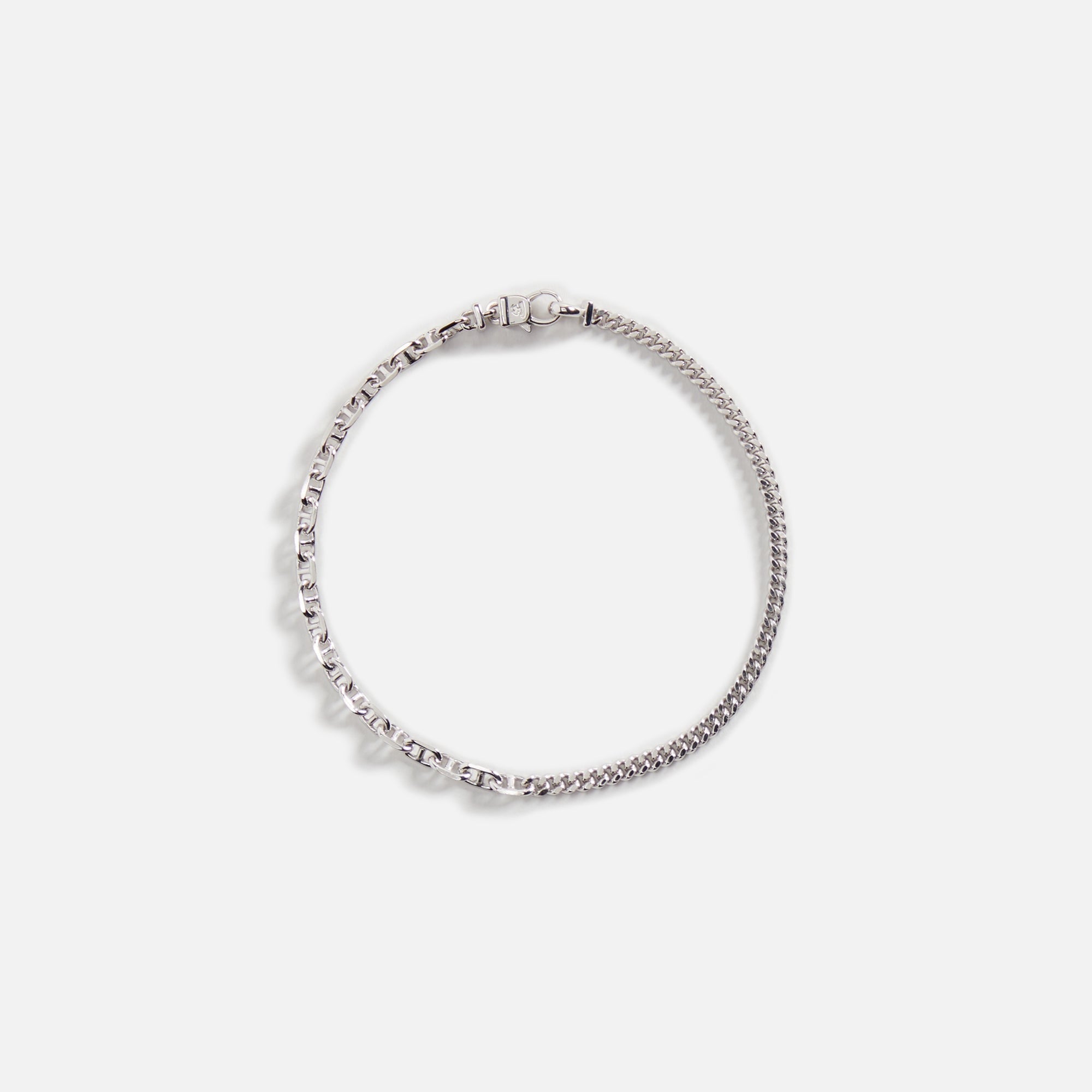 Tom Wood Rue Bracelet 925 Sterling Silver 8.3 - Silver