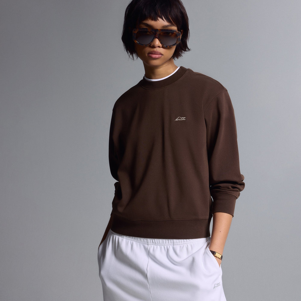 Kith Women Asher Script Crewneck - Legacy