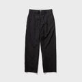 ATON Sillk Linen Mixing Loose Fit Pant - Black