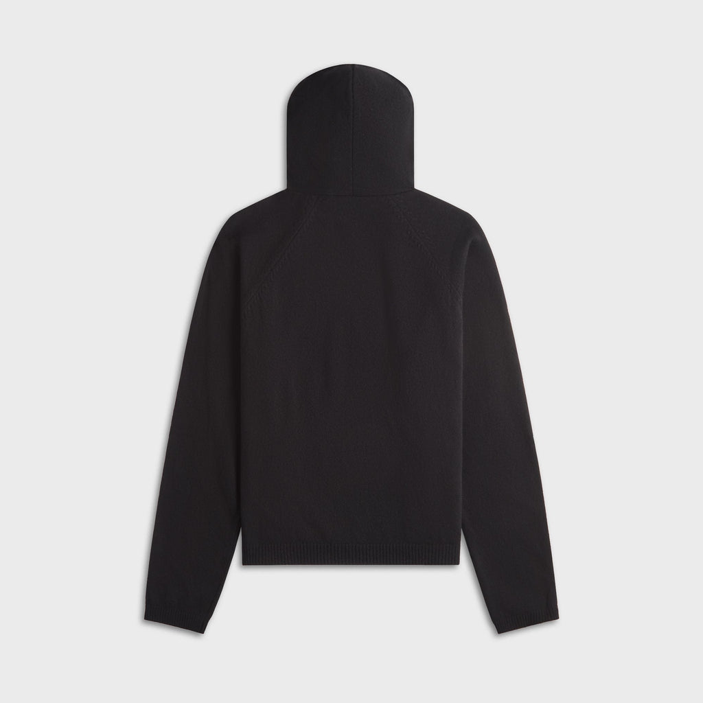 Our Legacy Knitted Hoodie - Black Cherub Wool