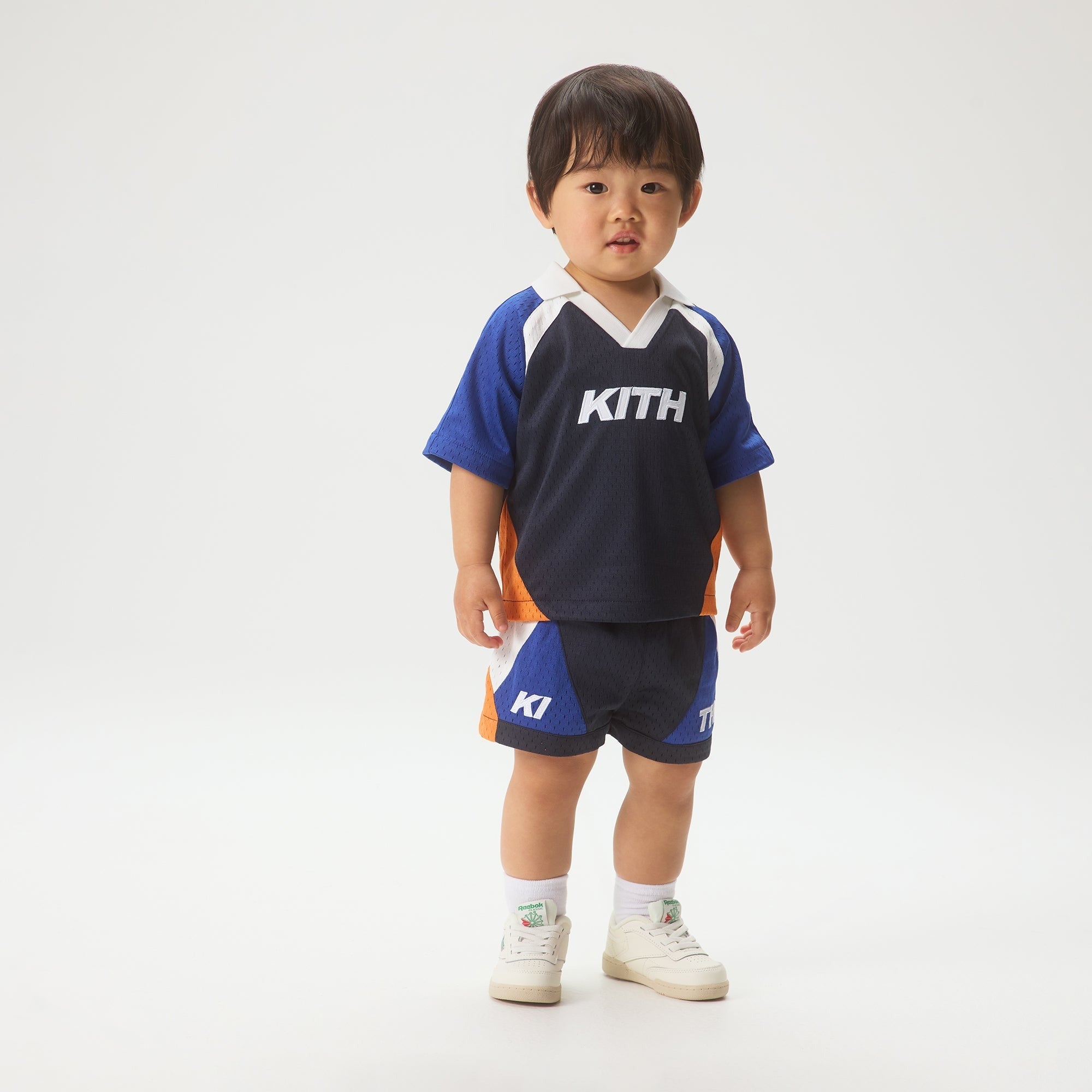 Kith Baby Soccer Polo Mesh Shirt - Nocturnal