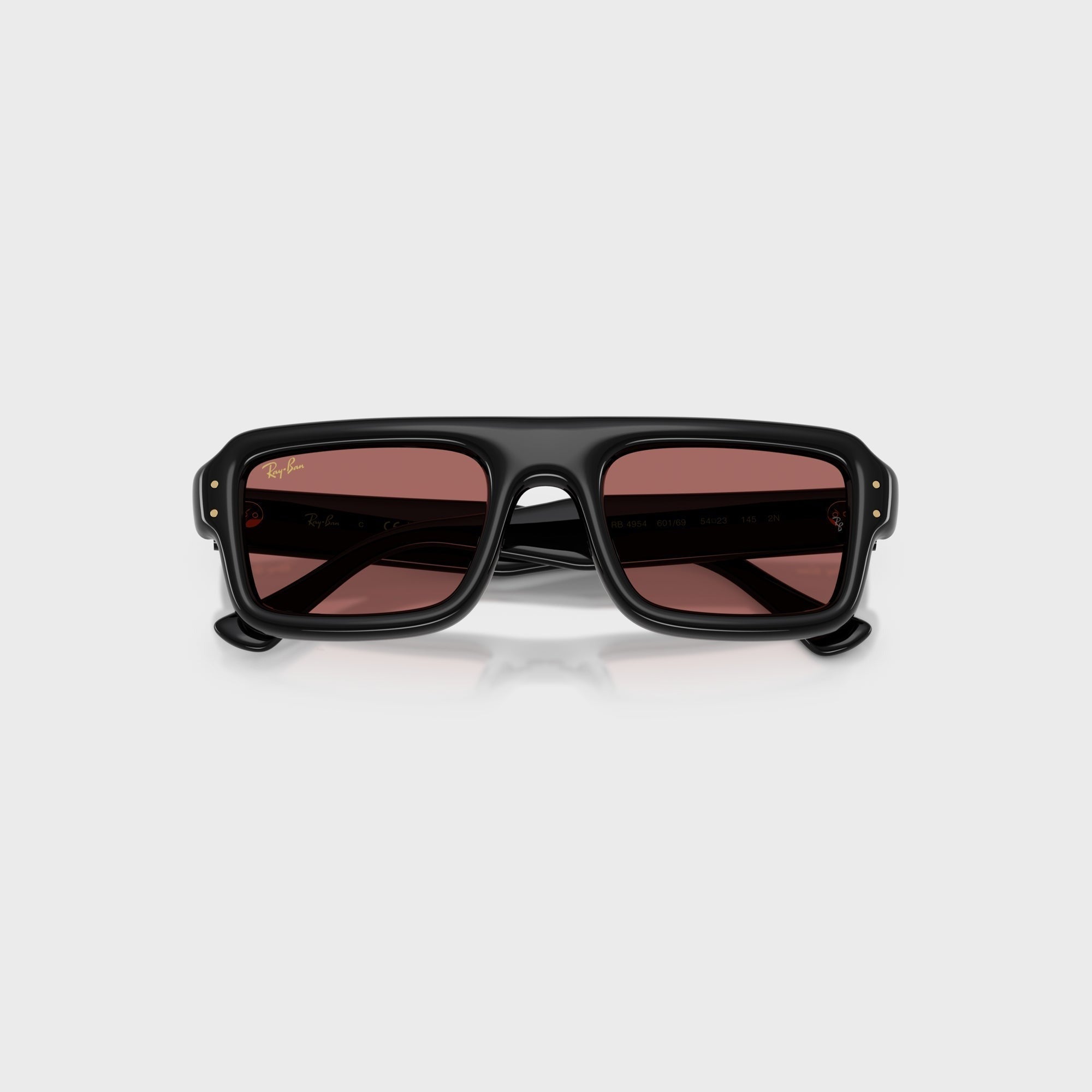 Ray-Ban x A$AP Rocky Flacko Puffer Sunglasses - Black Frame / Violet Lens