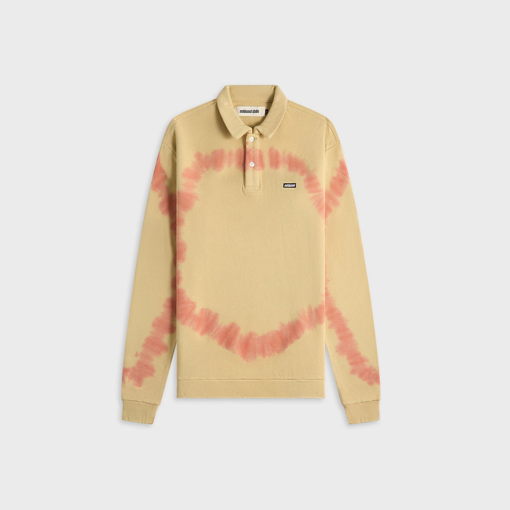 Metalwood Mini Metal Logo Thermal Polo - Slime