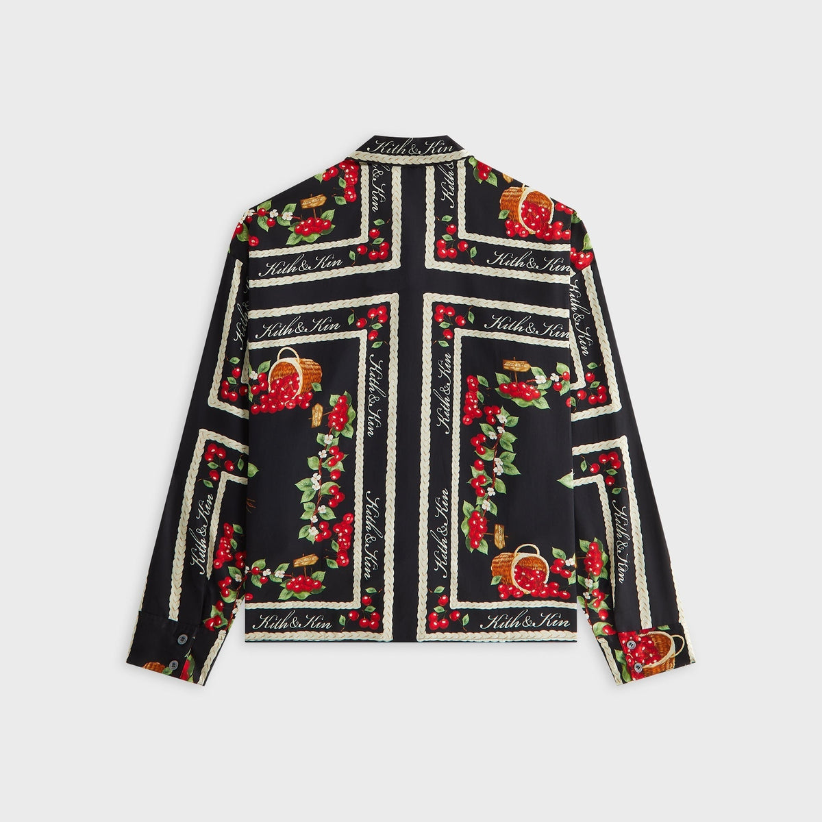 Kith Women Siena Cherry Button Up Shirt - Black