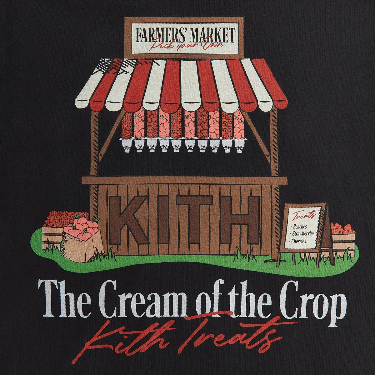 Kith Treats Farmers Market Pocket Tee - Black