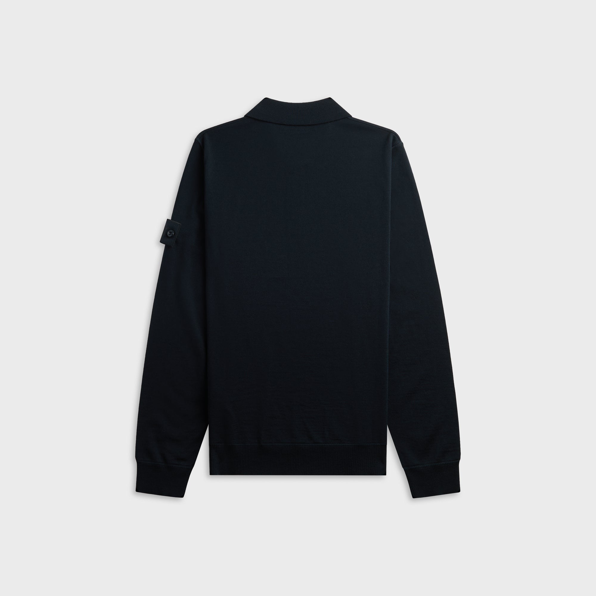 Stone Island Ghost Long Sleeve Polo Shirt - Navy Blue