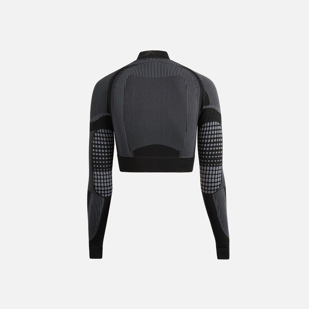 MISBHV Sport Europa Cropped Quarter Zip Long Sleeve - Black