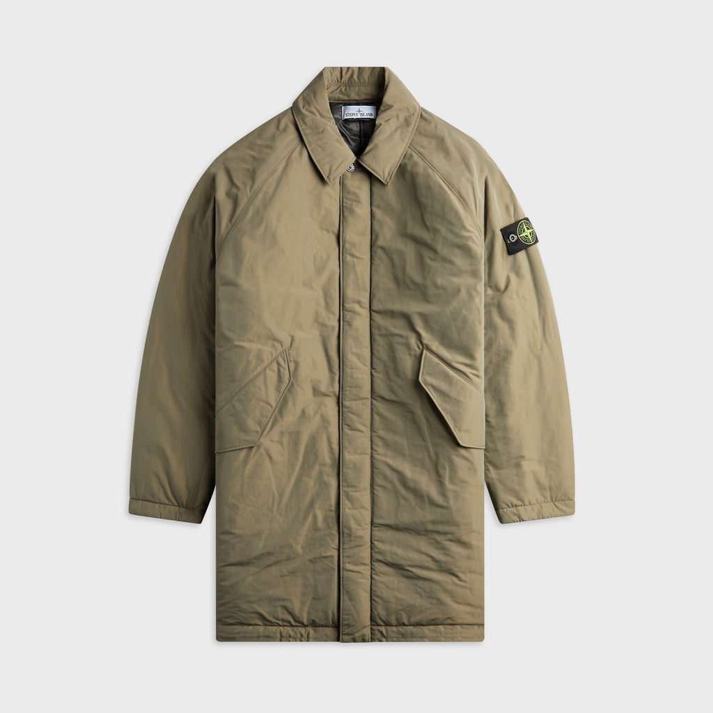 Stone Island All-Weather Cotton Canvas_S.I. Trench Coat - Military Green