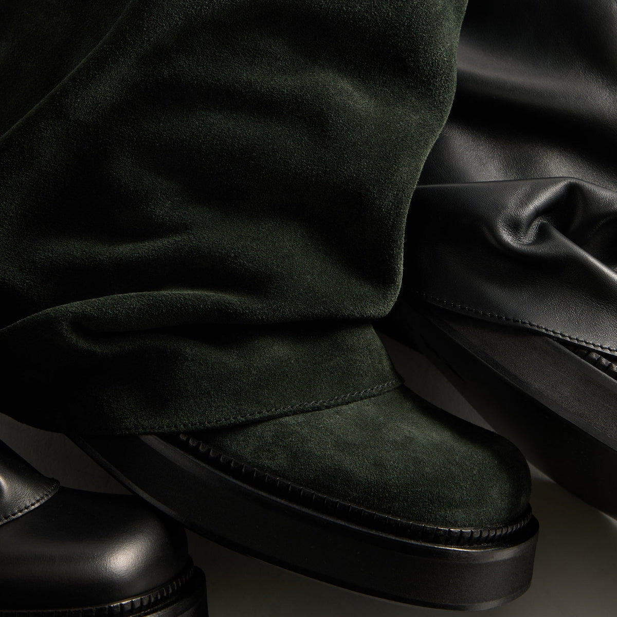 The Attico Mini Robin Combat Boot - Black