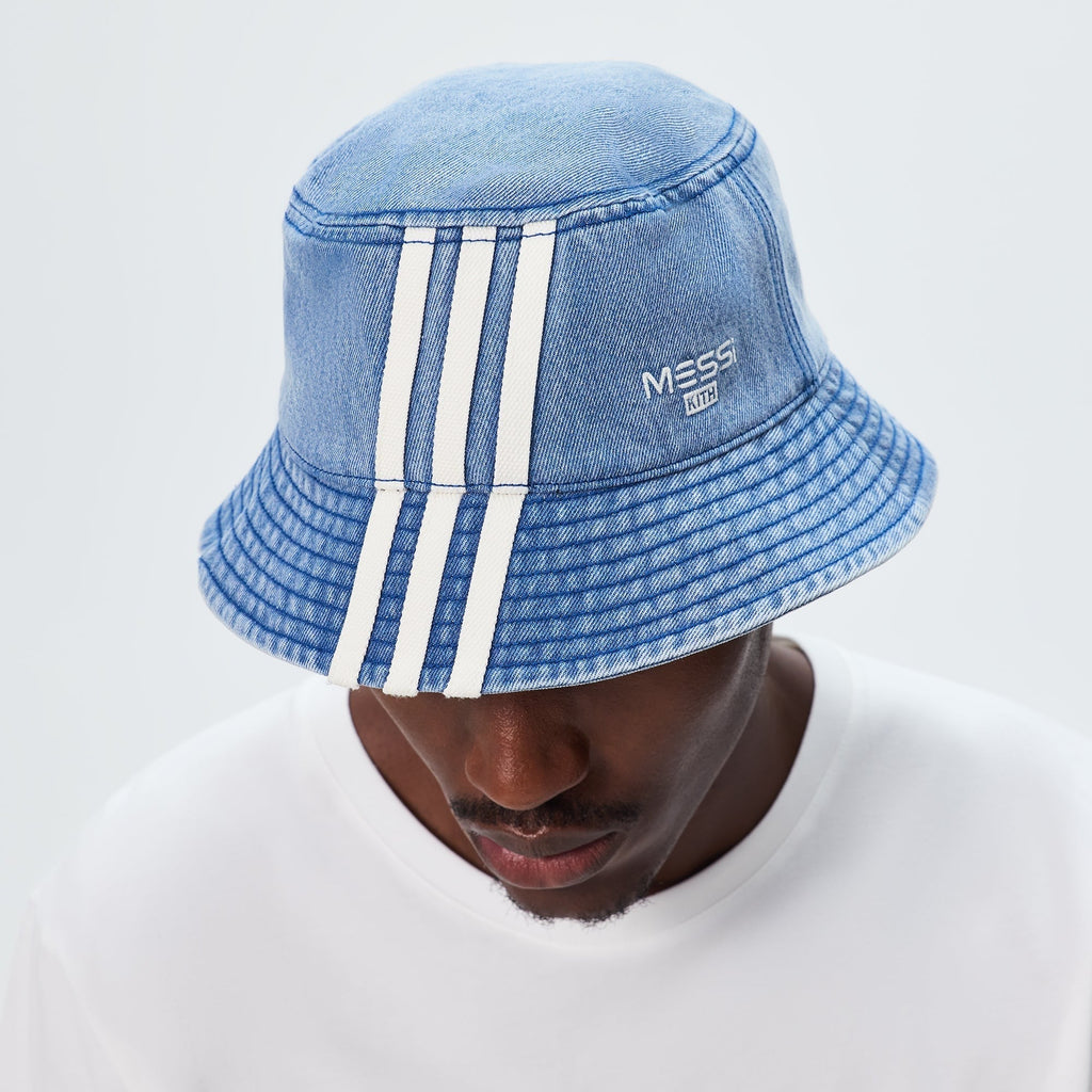 Kith & Messi for adidas Football Bucket Hat - Aurora / Ink