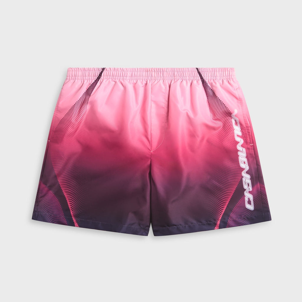 Casablanca Gradient Printed Swim Short - Aubergine