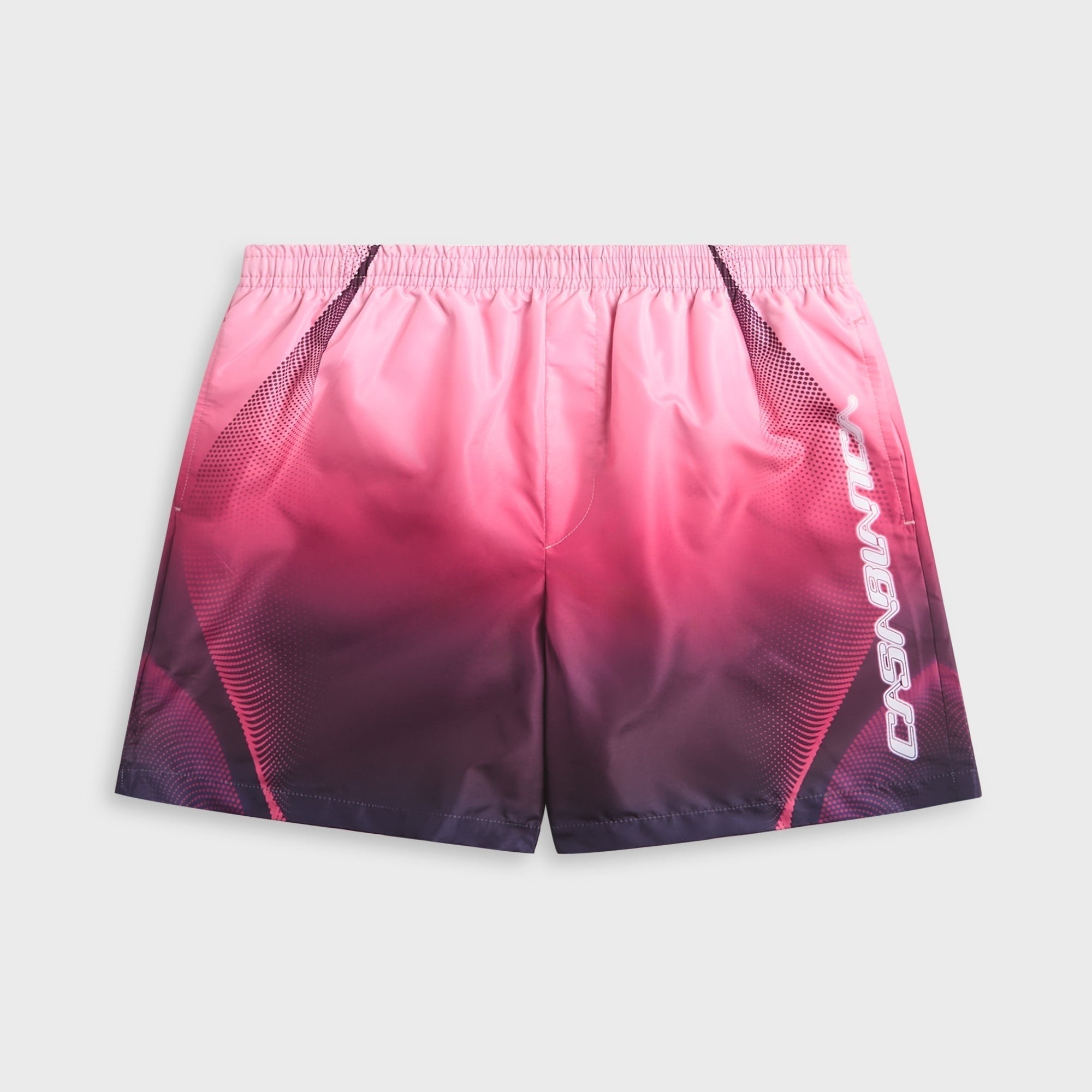 Casablanca Gradient Printed Swim Short - Aubergine