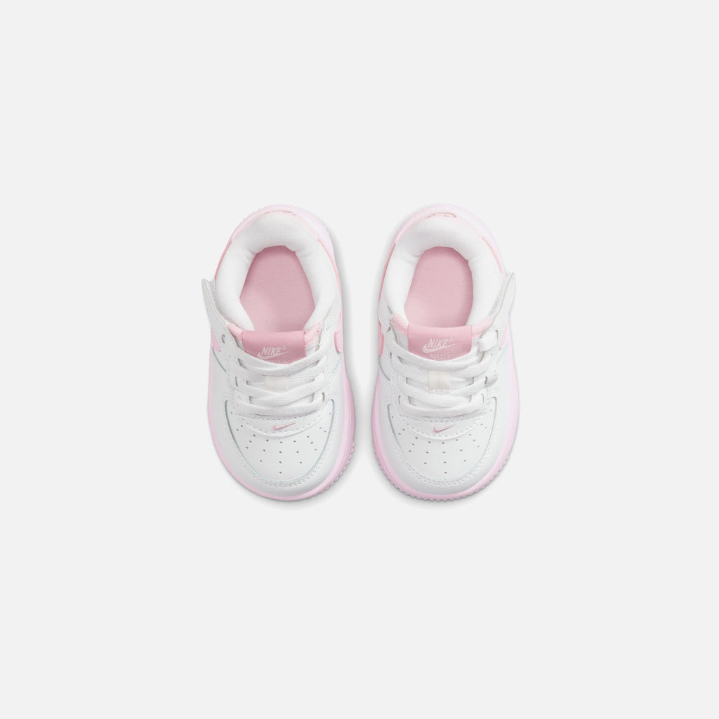 Nike TD Force 1 Low Easyon - White / Pink Foam
