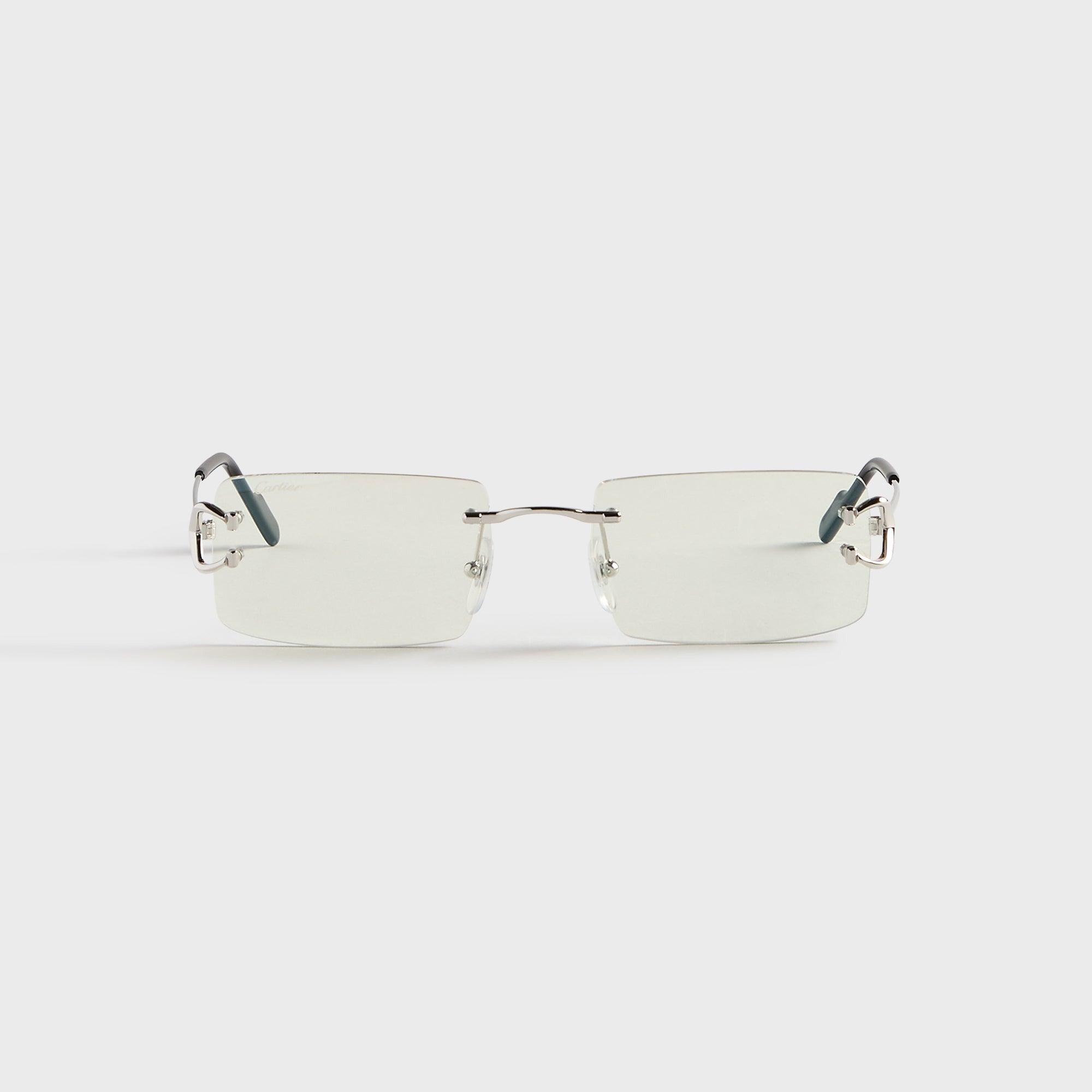 Cartier CT0488S Metal Sunglasses - Silver / Transparent