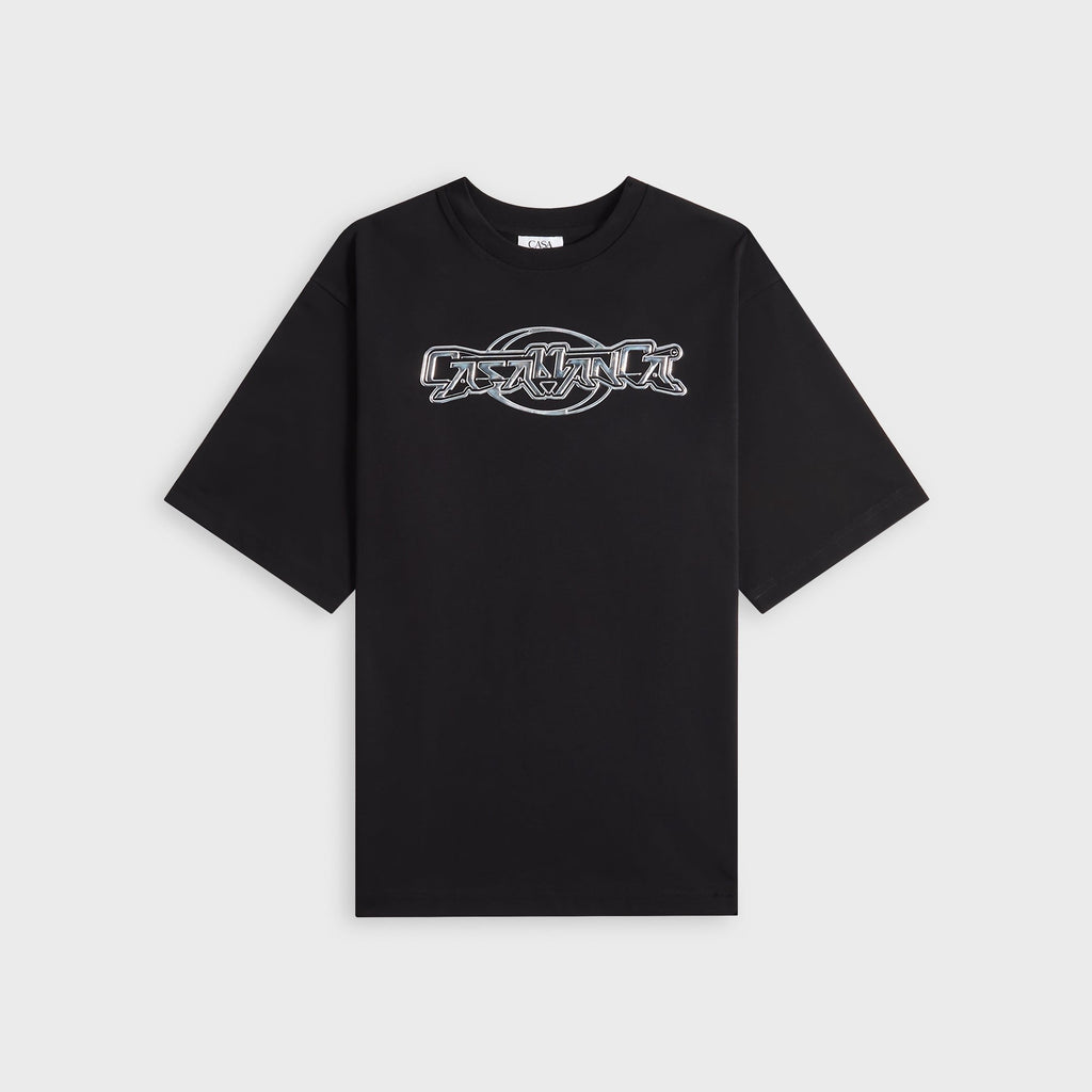 Casablanca 3D Oversized Tee - Black