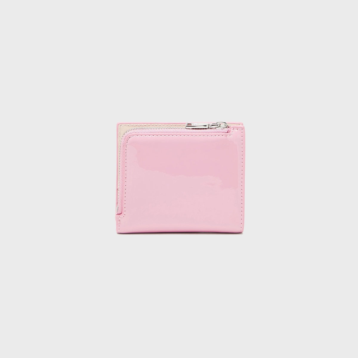 Diesel Glossy PU Bi-Fold Wallet - Light Pink