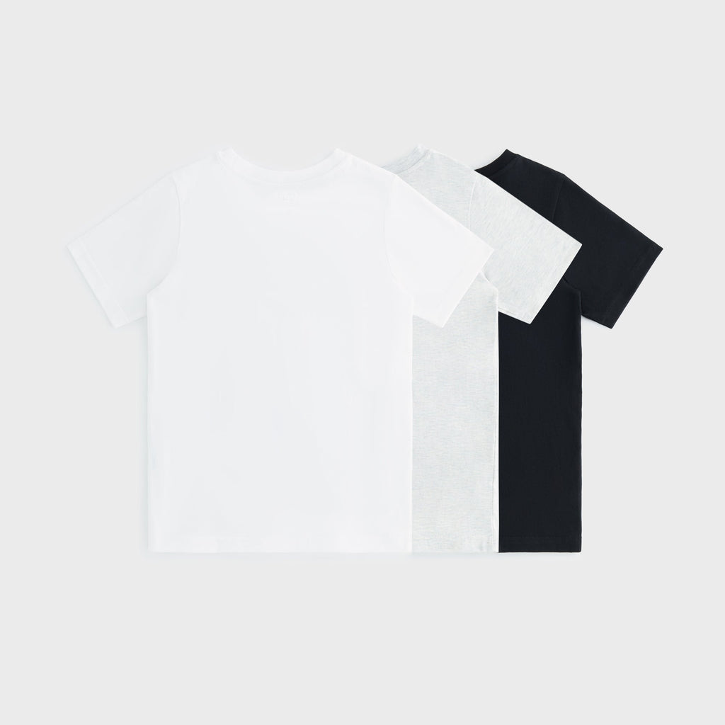 Kith Kids 3-Pack Origins Tee - Black