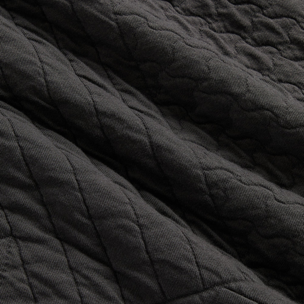 Kith Quilted Interlock Denis Pullover - Carbon