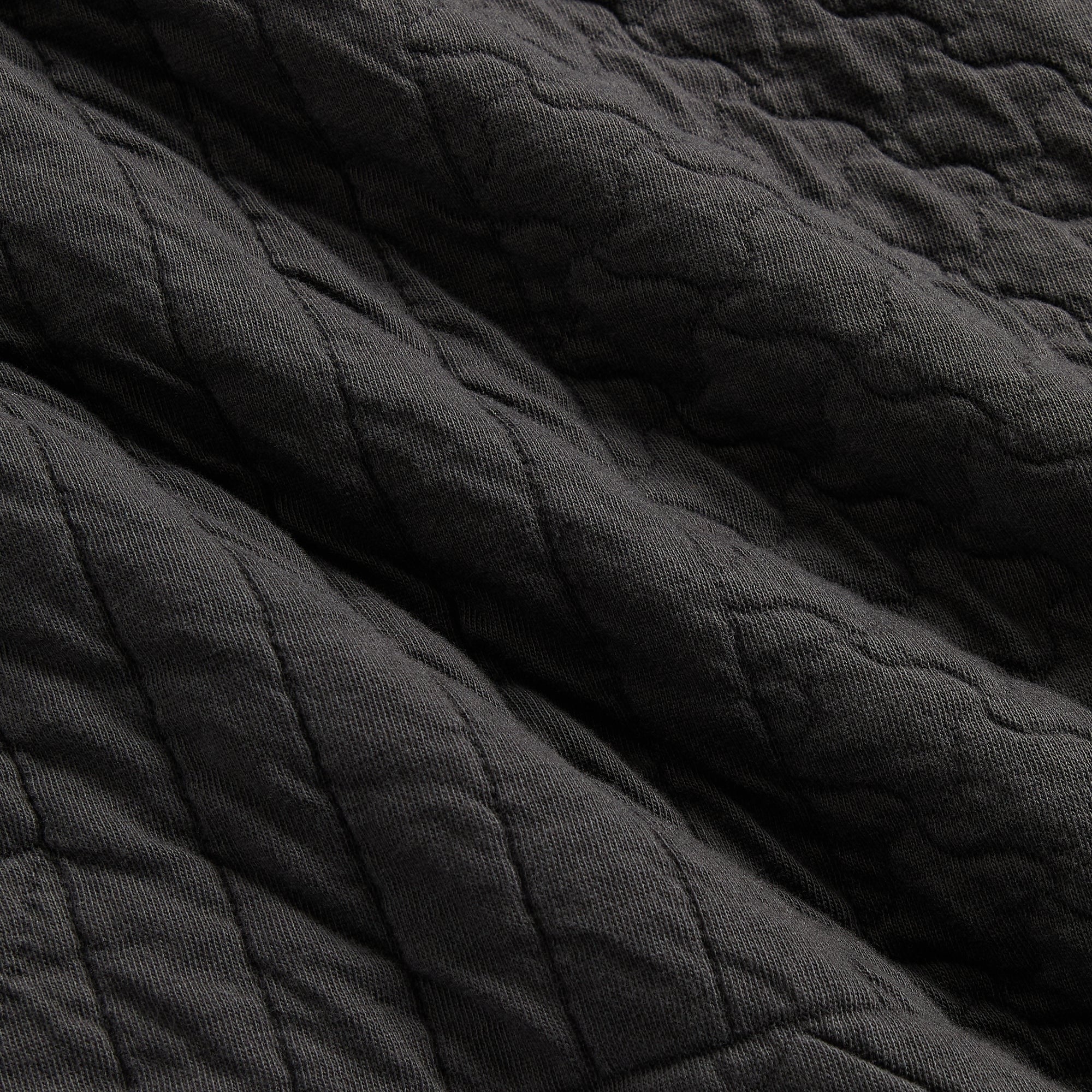 Kith Quilted Interlock Denis Pullover - Carbon