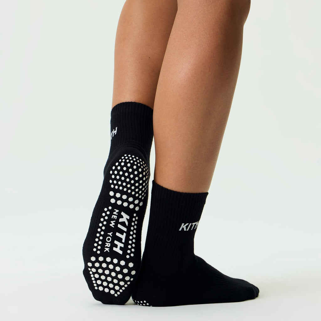 Kith Women Classic Crew Pilates Socks - Black