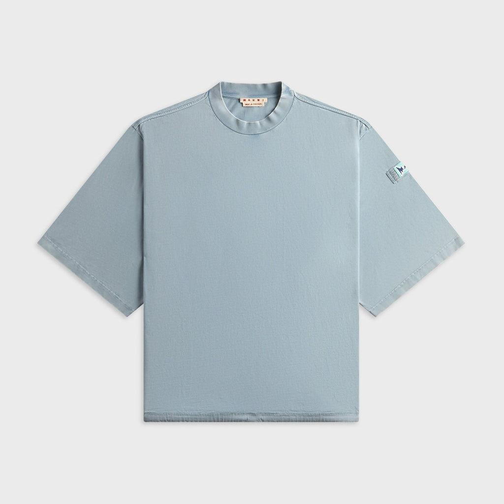Marni Sleeve Patch Tee - Sky