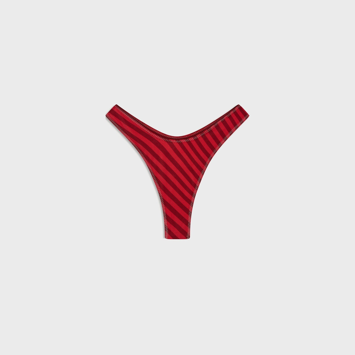 Frankies Bikinis x Jennie Dove Satin Bottom - Spring Stripe