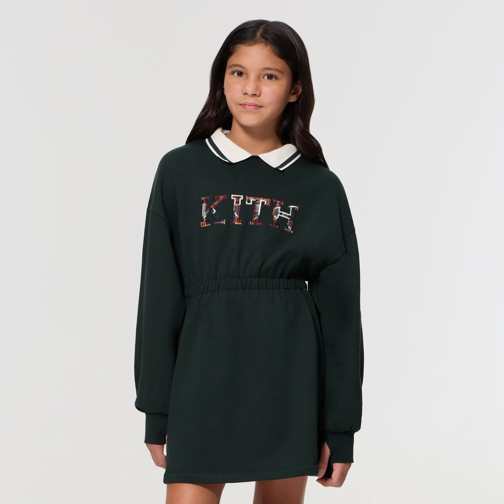 Kith Kids Varsity Letter Collared Nelson Dress - Stadium - PH