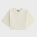 Kith Women Fei Waffle Cropped Tee - Sandrift