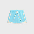 Kith Kids Script Knit Ayva Dolphin Skort - Aragonite