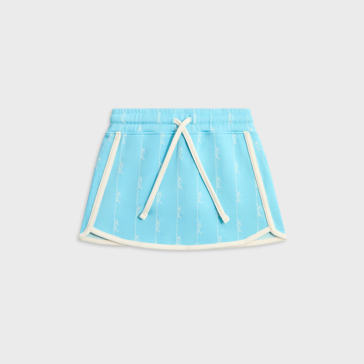 Kith Kids Script Knit Ayva Dolphin Skort - Aragonite