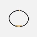 Saint Laurent Double-Strand Bracelet - Black