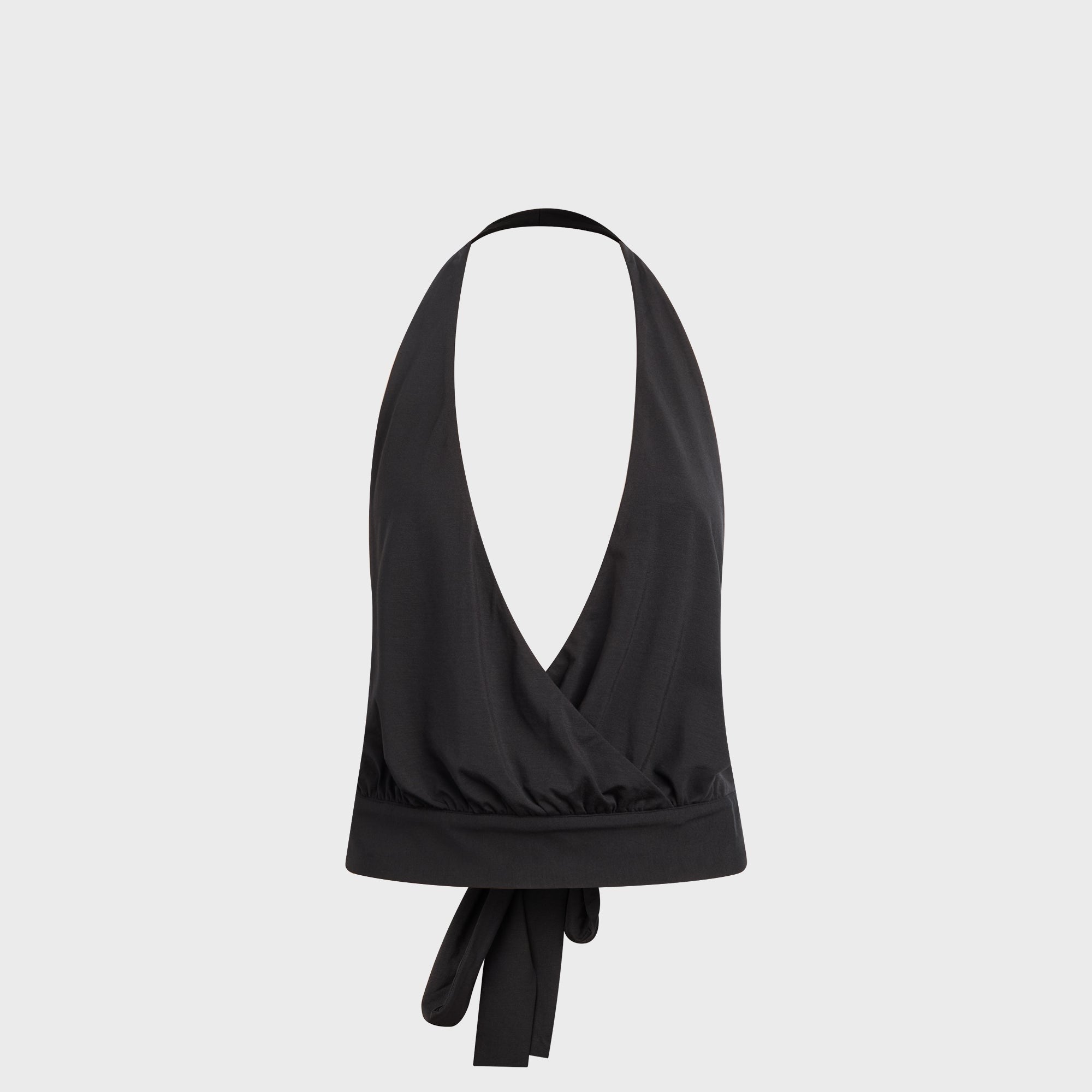 GUIZIO Lana Halter Top - Black