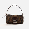 WGACA Fendi Zucca Baguette - Brown