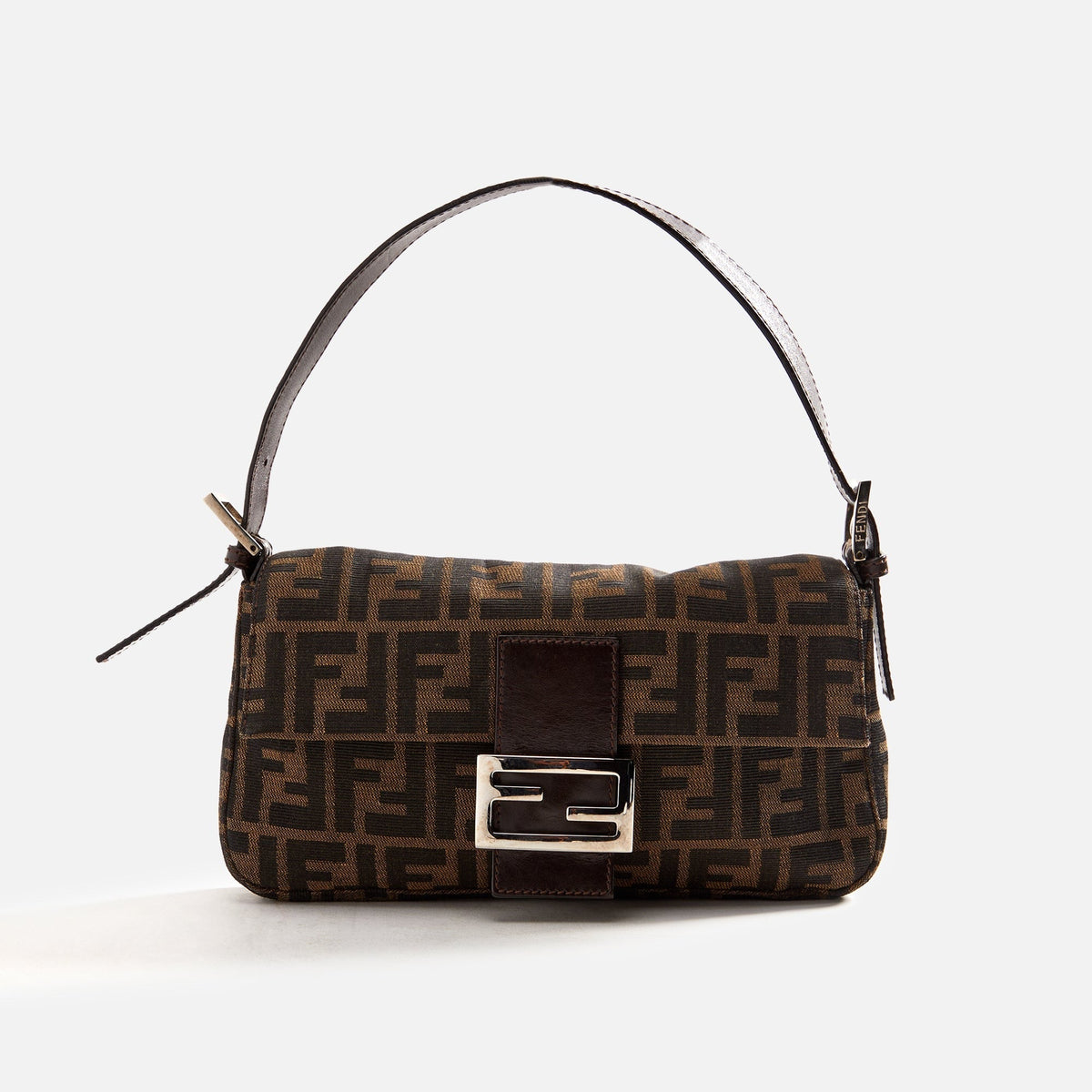 WGACA Fendi Zucca Baguette - Brown