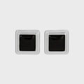 Heaven Mayhem Archer Earring - Silver / Black