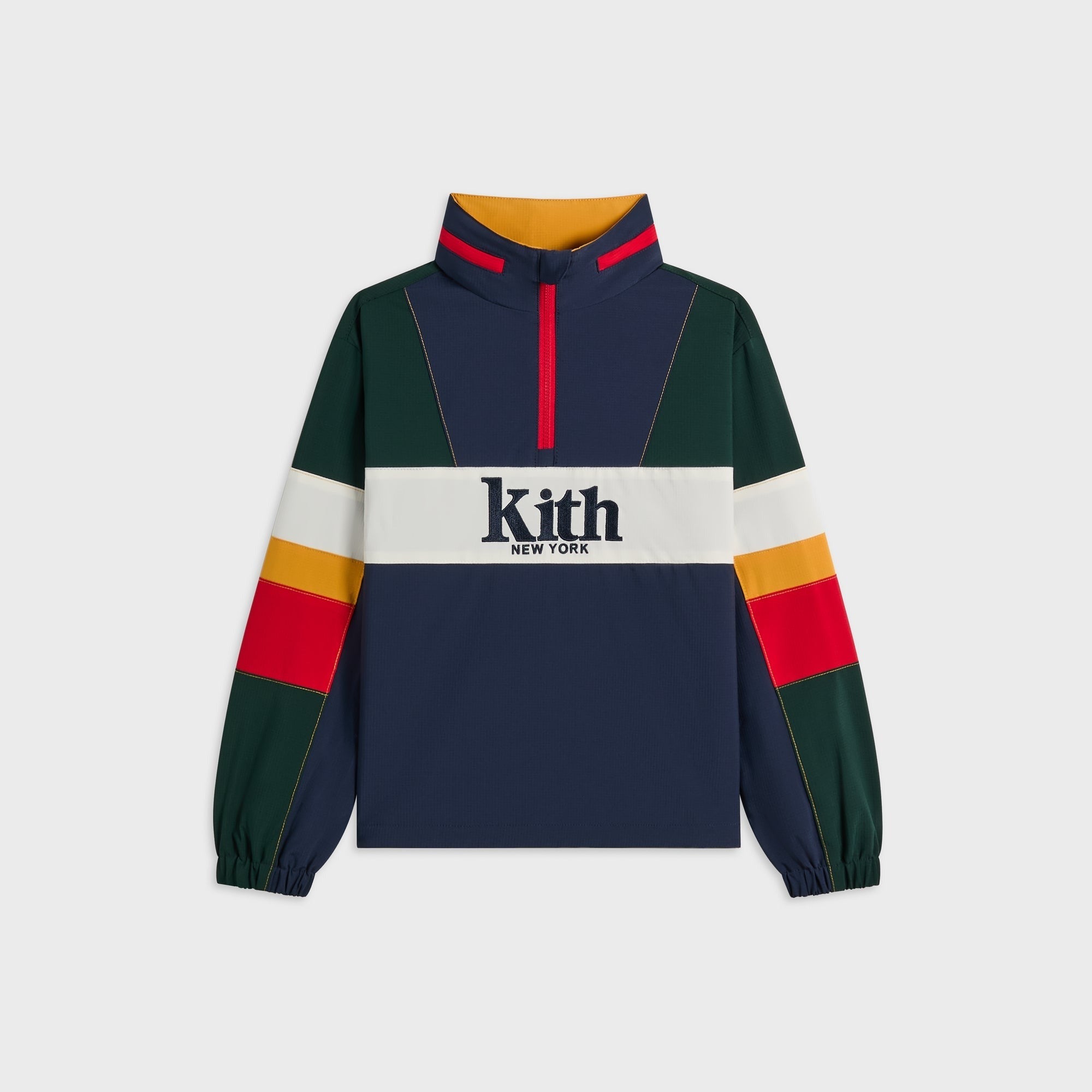 Kith Kids Harrison Blocked Track Pullover - Nocturnal