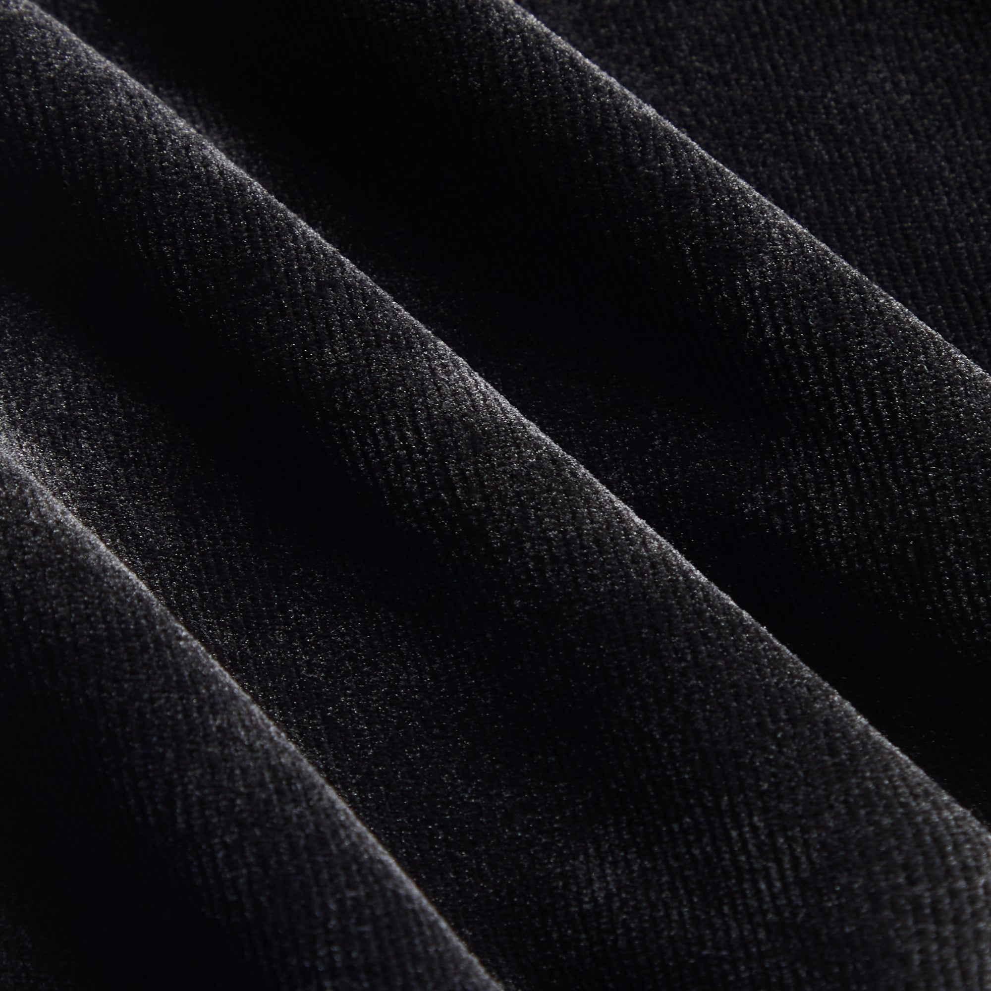 Kith Kids Textured V-Neck Collar Nelson Sweatshirt - Black - PH